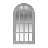 Casa Chic Savile, lustro ścienne, lustro okienne, okno francuskie, drewniana rama, 86 x 46 cm
