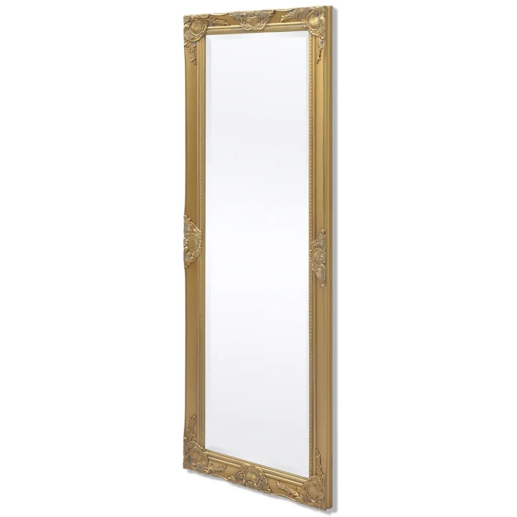vidaXL Espelho de parede estilo barroco, 140x50 cm, dourado