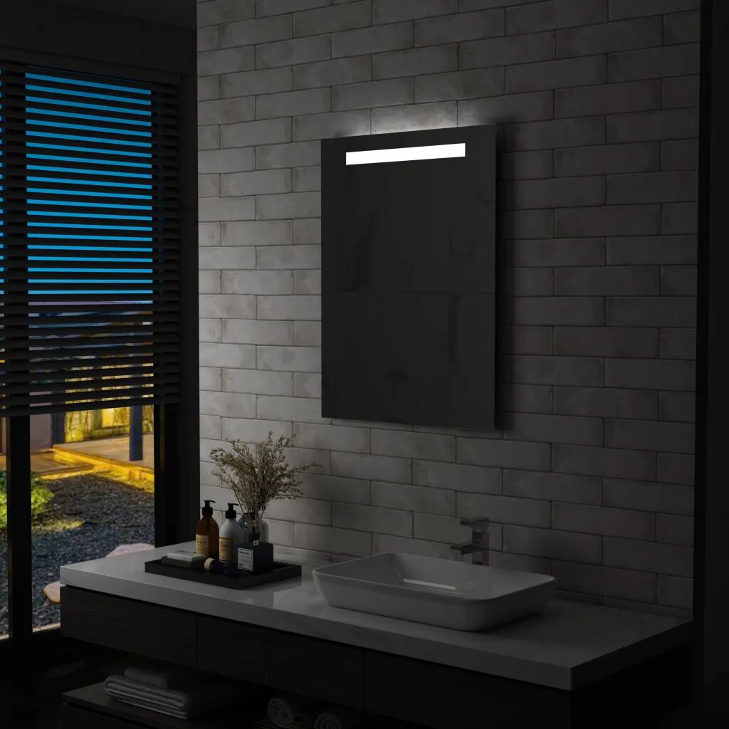 vidaXL Espelho de parede LED para casa de banho 60x80 cm