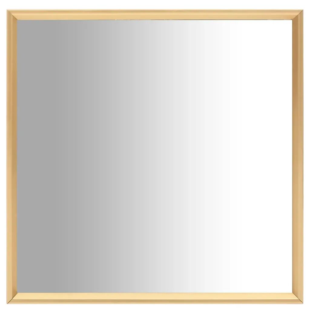vidaXL Espelho 40x40 cm dourado