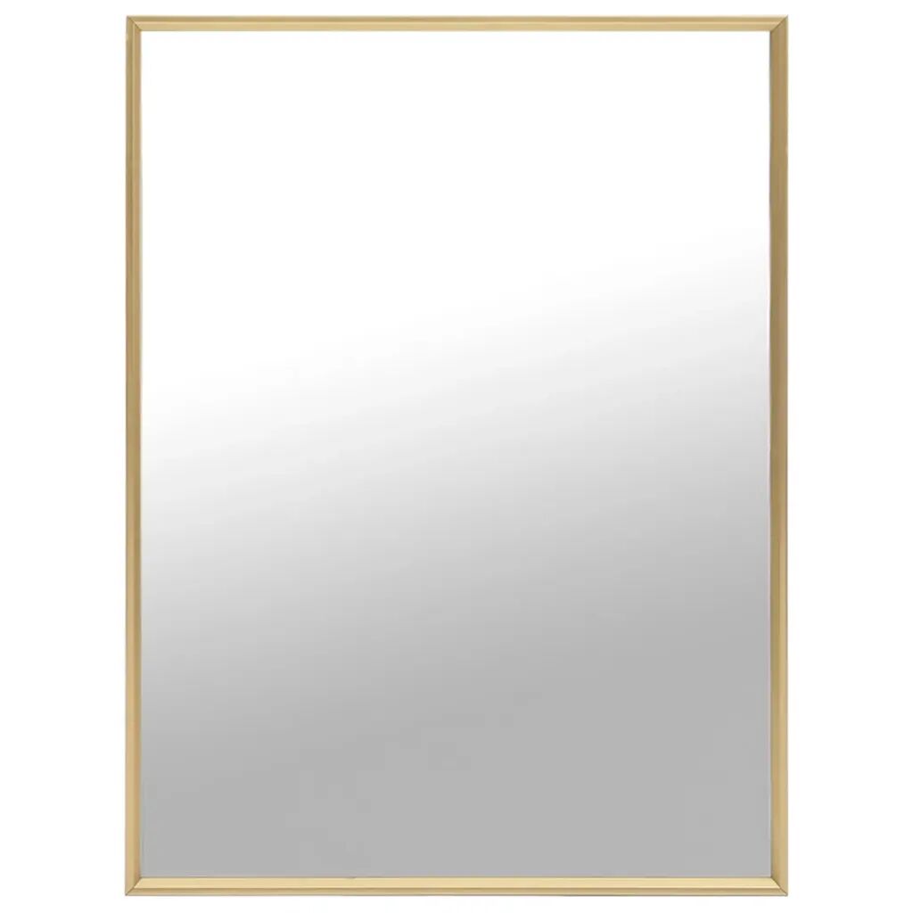 vidaXL Espelho 80x60 cm dourado