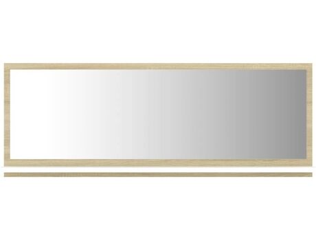 Vidaxl Espelho (Bege - Aglomerado de Madeira - 100x10.5x37 cm)