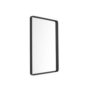 Audo Copenhagen - Norm Wall Mirror Rectangular Black - Svart - Väggspeglar