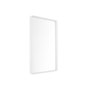 Audo Copenhagen - Norm Wall Mirror Rectangular White - Vit - Väggspeglar