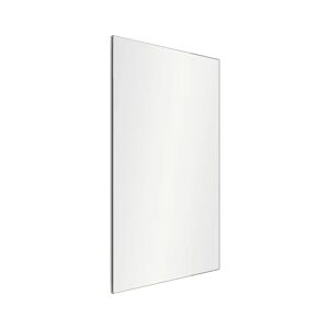 Metro Aba Oval Wall Mounted Bathroom Mirror white 80.0 H x 50.0 W x 2.0 D cm