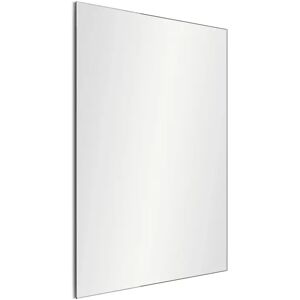 Metro Aba Oval Wall Mounted Bathroom Mirror white 65.0 H x 50.0 W x 2.0 D cm