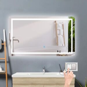 Metro Bethli Rectangle LED Wall Mirror 60.0 H x 100.0 W x 3.0 D cm