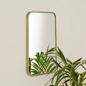 Fairmont Park Squoval Wall Mirror Gold yellow 60.0 H x 40.0 W x 3.0 D cm