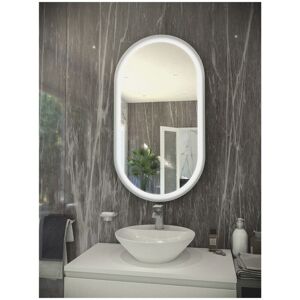 RAK CERAMICS RAK Art Chrome 450mm x 1000mm Oval LED Mirror - RAKARTOVCP5001 - Chrome