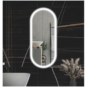 RAK CERAMICS Rak Picture Chrome 450mm x 1000mm Oval Illuminated led Mirror - RAKPICOVCP5001 - Chrome