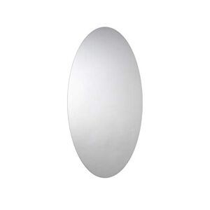 Croydex Belham Oval Mirror with Hang N Lock Fitting System, 900 x 450 x 5mm,Silver