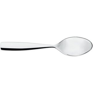 Alessi Dessert Spoon in 18/10 Stainless Steel Mirror Polished, Silver, 17 x 19 x 5.5 cm