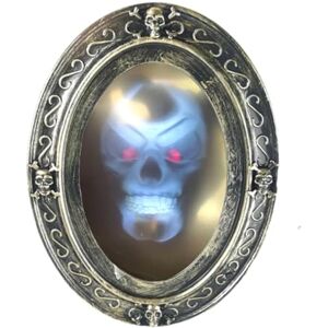 Generico Spooky Talking Oval Mirror, Motion Activated Haunted Mirror, Scare Motion Activated Mirror, Scary Oval Mirror, Scary Oval Frame, Good Material