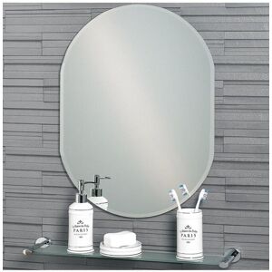 Showerdrape 'Lincoln' Oval Mirror Small 60cm x 45cm