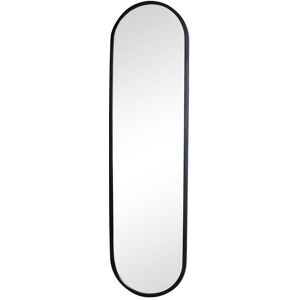 Melody Maison Large Black Oval Mirror 42cm X 156cm