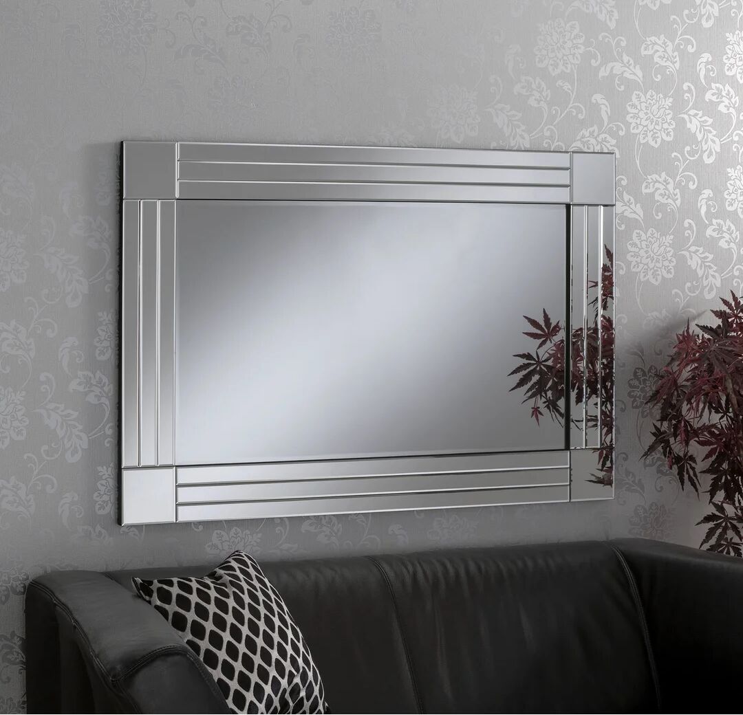 Photos - Wall Mirror Rosdorf Park Conwell Wood Framed Wall Mounted Accent Mirror in All Mirror