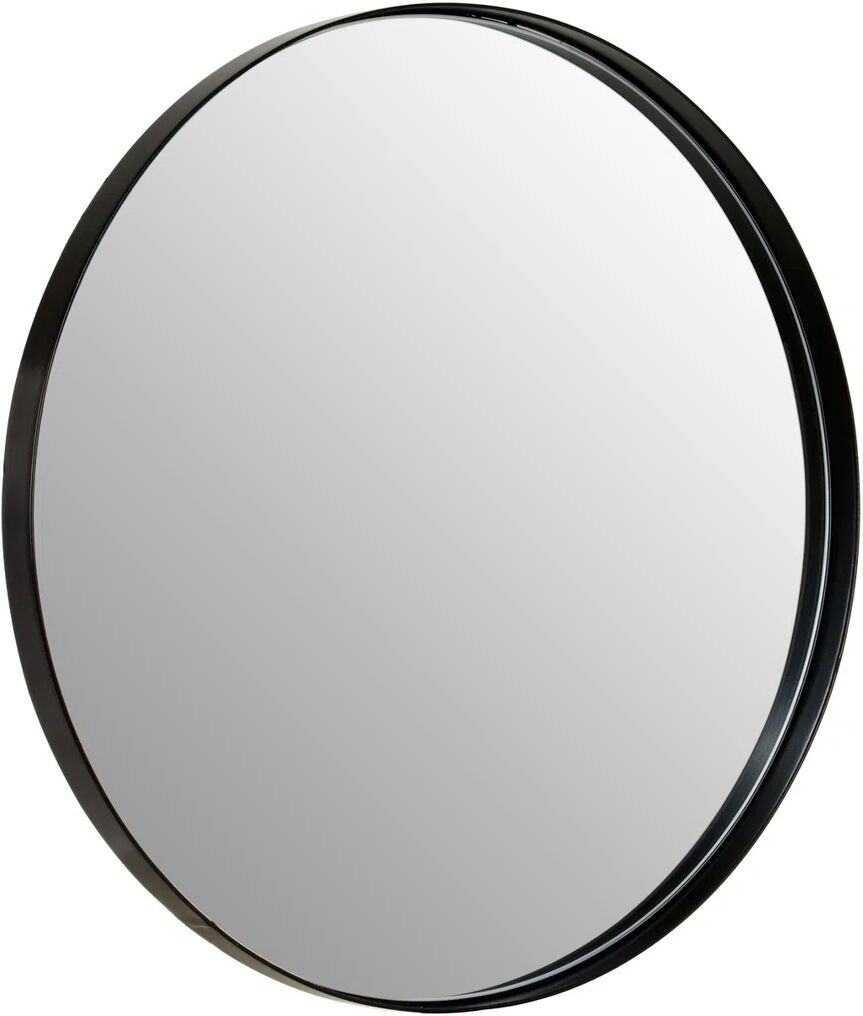 Photos - Wall Mirror Latitude Run Binette Bathroom Mirror black/brown/gray 50.0 H x 50.0 W x 3.