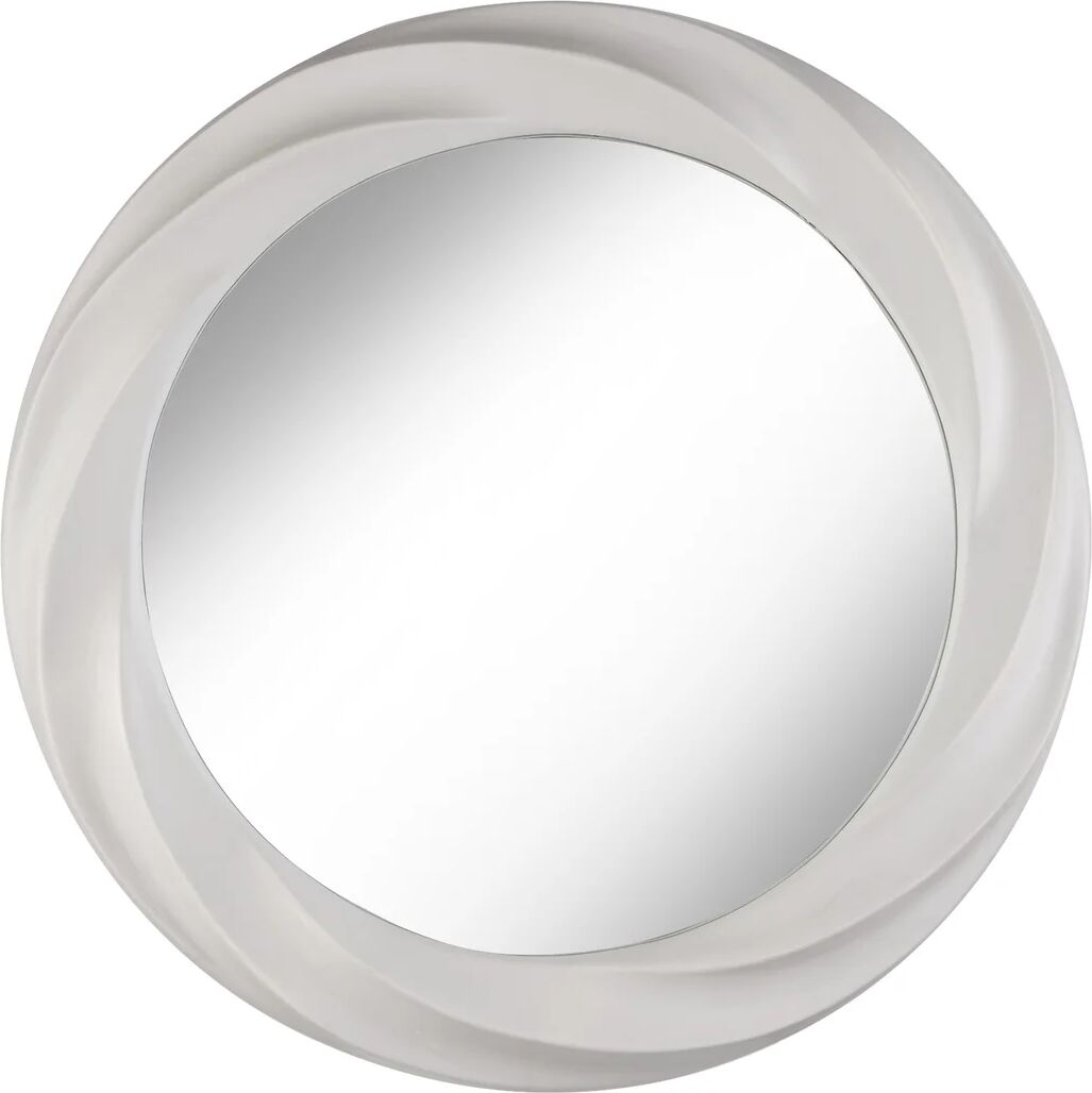 Photos - Wall Mirror Latitude Run Accent Mirror white 75.0 H x 75.0 W x 5.6 D cm