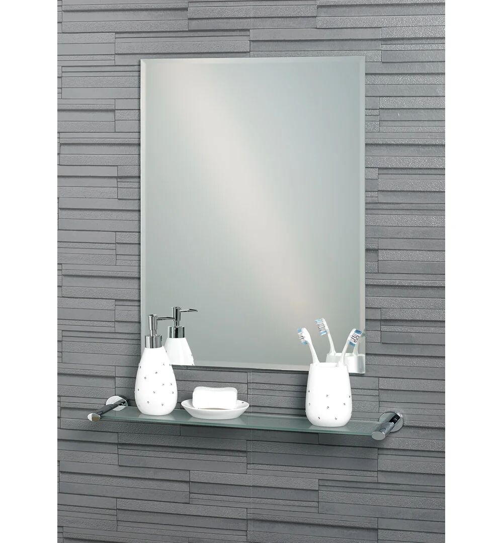 Photos - Wall Mirror 17 Stories Amri Flat Wall Mounted Bathroom / Vanity Mirror 70.0 H x 50.0 W
