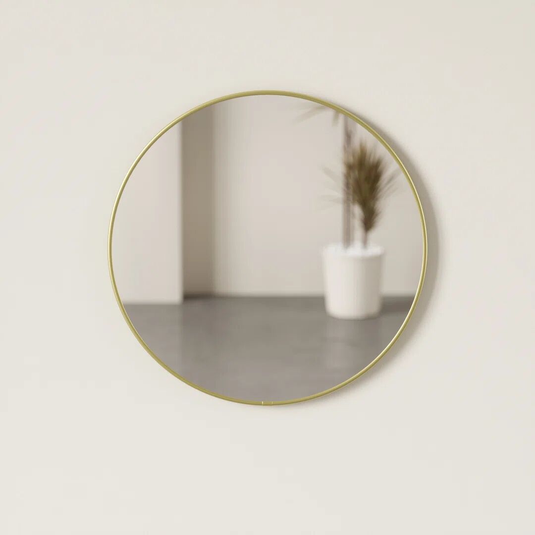 Photos - Wall Mirror Umbra Hubba  yellow 61cm H x 61cm W 