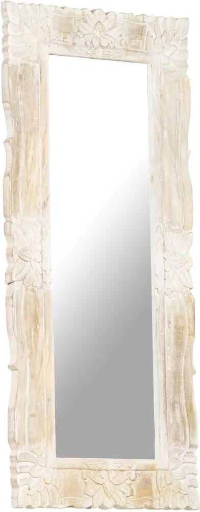 Photos - Wall Mirror Lily Manor Cummins Full Length Mirror white 110.0 H x 50.0 W x 3.0 D cm