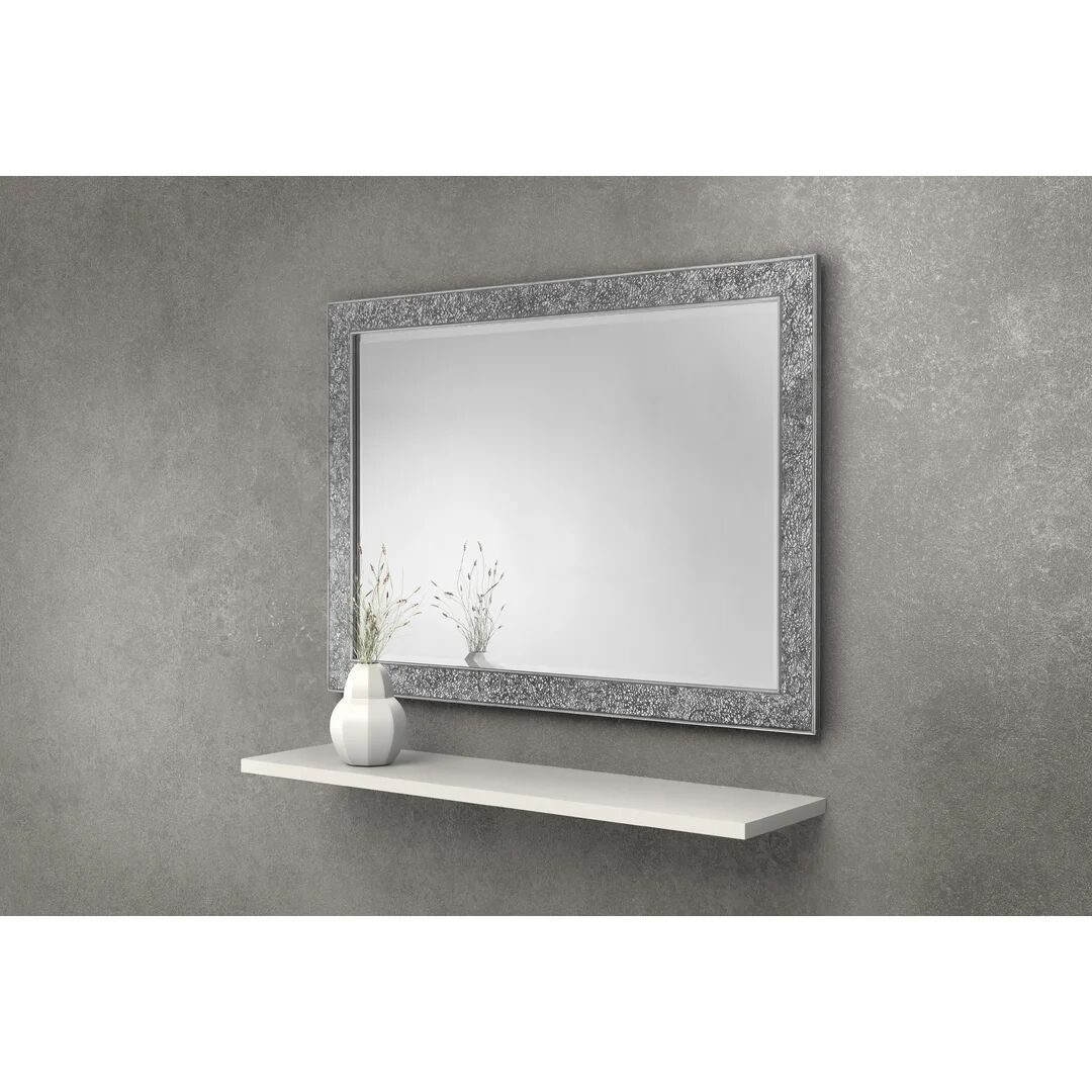 Photos - Wall Mirror Fairmont Park Frechette Fog Free Accent Mirror gray 80.0 H x 110.0 W x 2.5
