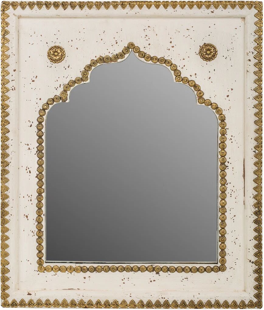 Photos - Wall Mirror Rosdorf Park Edgemere Wood Framed Wall Mounted Overmantle Mirror in Gold b