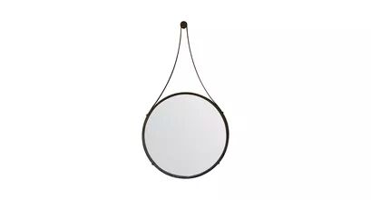 Melville (51cm) Small Round Wall Mirror with Bronze Frame