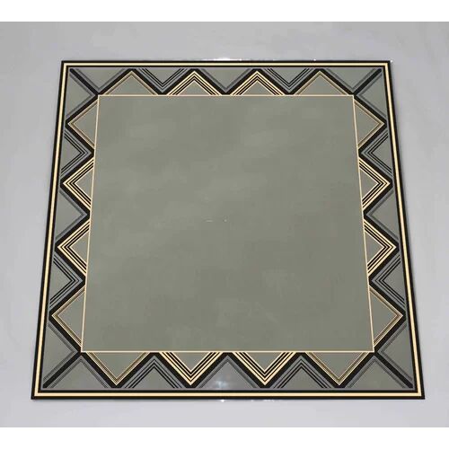 East Urban Home Geometric Accent Mirror East Urban Home Size: 124cm H x 124cm W  - Size: 61cm H x 61cm W