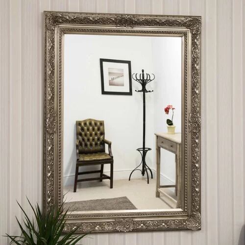 Astoria Grand Woodoaks Full Length Mirror Astoria Grand Size: 127cm H x 101cm W  - Size: 4cm H X 18cm W X 18cm D