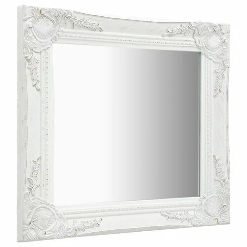 Astoria Grand Ginsberg Accent Mirror Astoria Grand Size: 50cm H x 50cm W, Finish: White  - Size: 32cm H X 32cm W X 32cm D