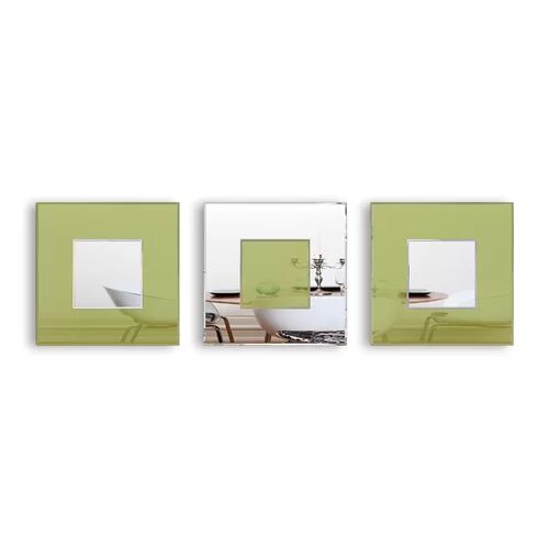 Ivy Bronx 3 Piece Everetts Accent Mirror Set Ivy Bronx  - Size: 150cm H X 155cm W X 2cm D