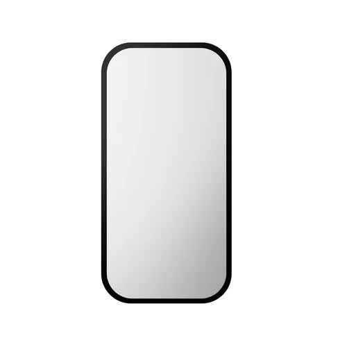 Latitude Run Nigel Accent Mirror Latitude Run Size: 80cm H x 50cm W, Finish: Black  - Size: 55cm H x 55cm W