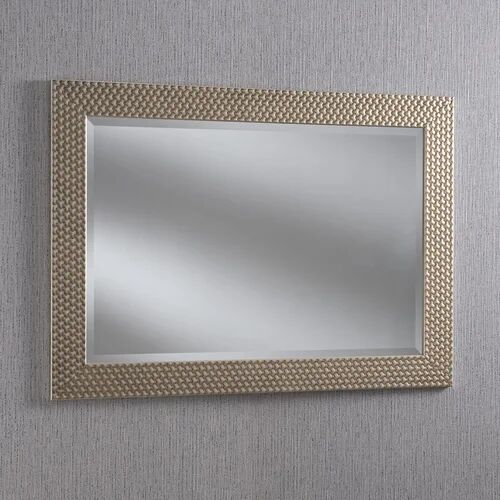 17 Stories Arje Accent Mirror 17 Stories Size: 77cm H x 107cm W, Finish: Gold  - Size: