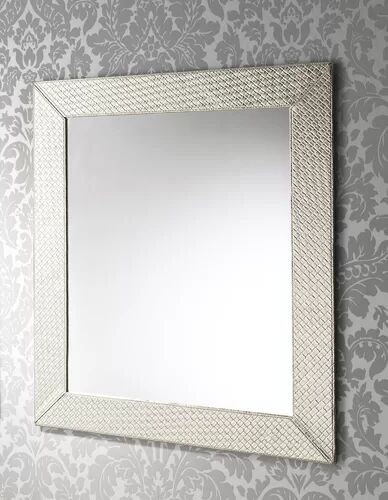 Gedy Marrakech Mirror Gedy Finish: White Pearl  - Size: 29cm H X 37cm W X 7cm -28cm D