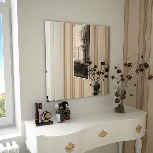 Symple Stuff Workingham Bathroom/Vanity Mirror Symple Stuff Size: 70 cm H x 70 cm W  - Size: Runner 67 x 800cm