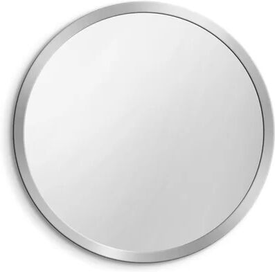 Fjørde & Co Williford Bold Accent Mirror Fjørde & Co Size: 65cm H x 65cm W, Finish: Silver  - Size: 66cm H X 80cm W X 3cm D