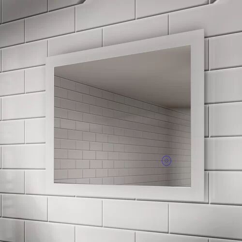 Ivy Bronx Arbuckle Fog Free Bathroom Mirror Ivy Bronx Size: 60cm H x 50cm W  - Size: Rectangle 152 x 244cm