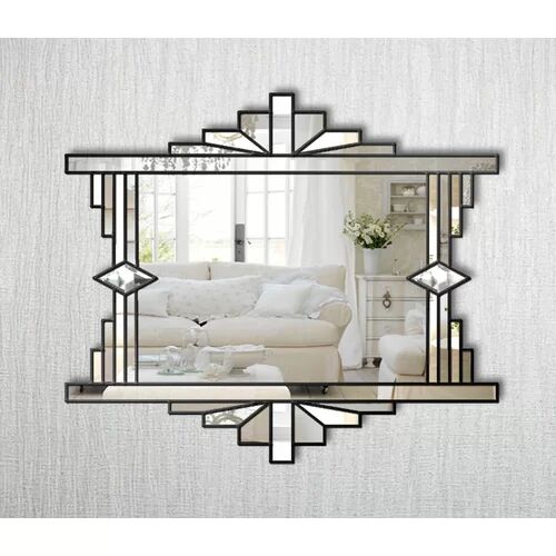 Canora Grey Sarina Accent Mirror Canora Grey Finish: Silver  - Size: 55cm H X 55cm W X 55cm D