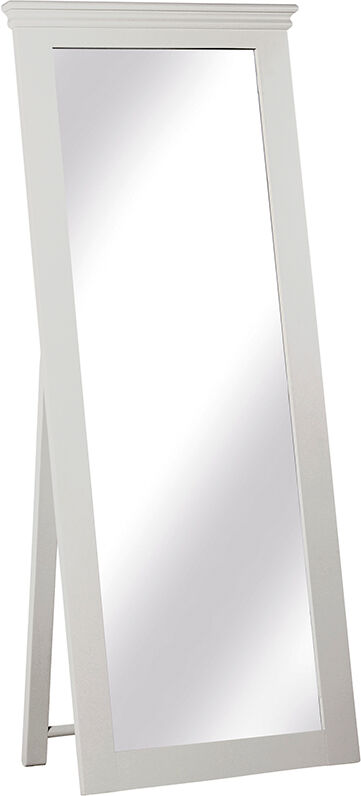 Astwood Grey Astwood Cotton Grey Cheval Mirror   Fully Assembled