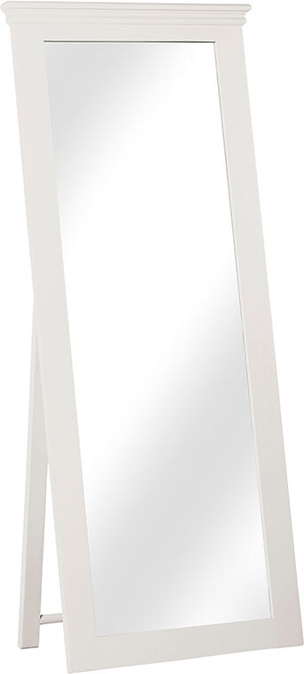 Astwood White Painted Cheval Mirror   Fully Assembled