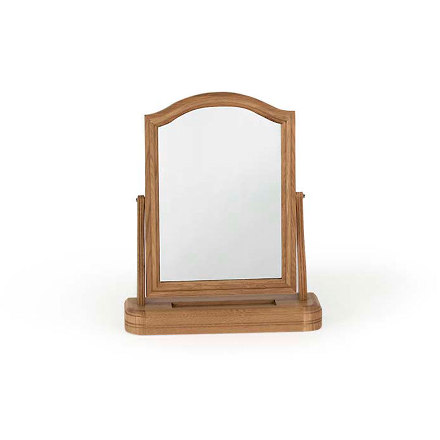 Salvador Oak Vanity Mirror   Fully Assembled