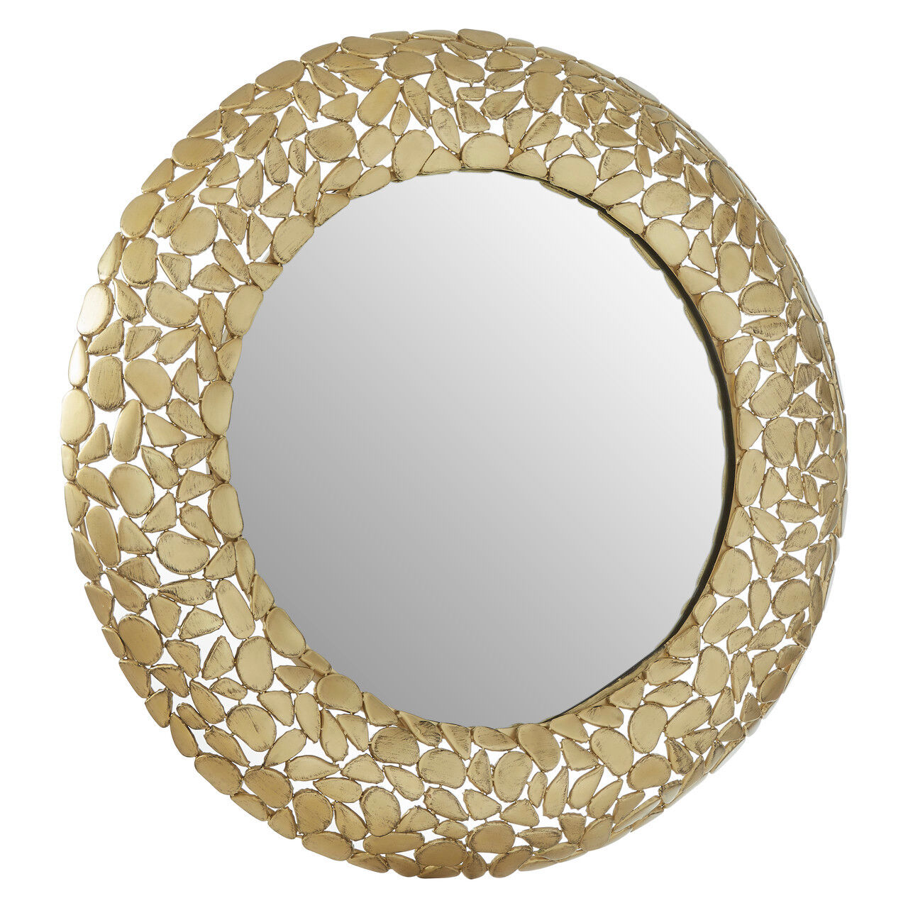 Sidari Wall Mirror   Brass