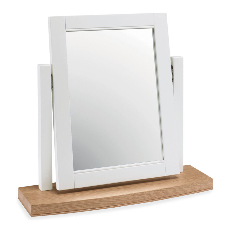 Grenada Two Tone Vanity Mirror   Ivory   Oak