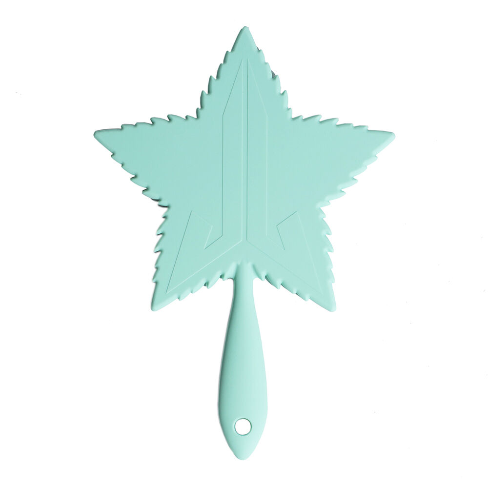 Jeffree Star Cosmetics Mint Soft Touch Leaf Hand Mirror