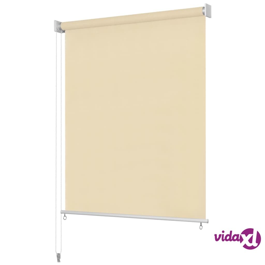 vidaXL Outdoor Roller Blind 220x230 cm Cream