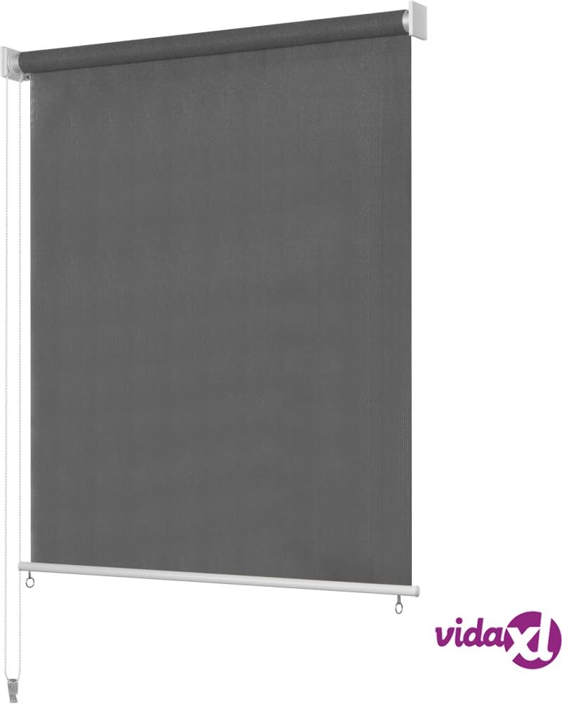 vidaXL Outdoor Roller Blind 220x140 cm Anthracite