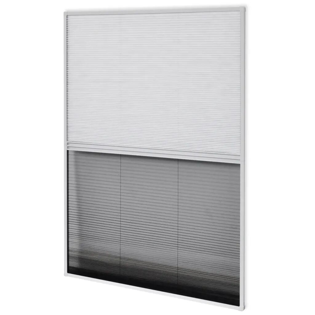 vidaXL Moustiquaire plissée pour fenêtre et store Aluminium 80 x 100cm