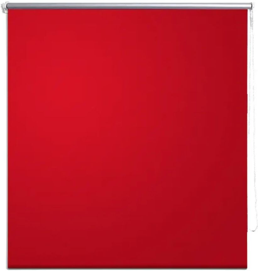 vidaXL Store enrouleur occultant 100 x 230 cm rouge