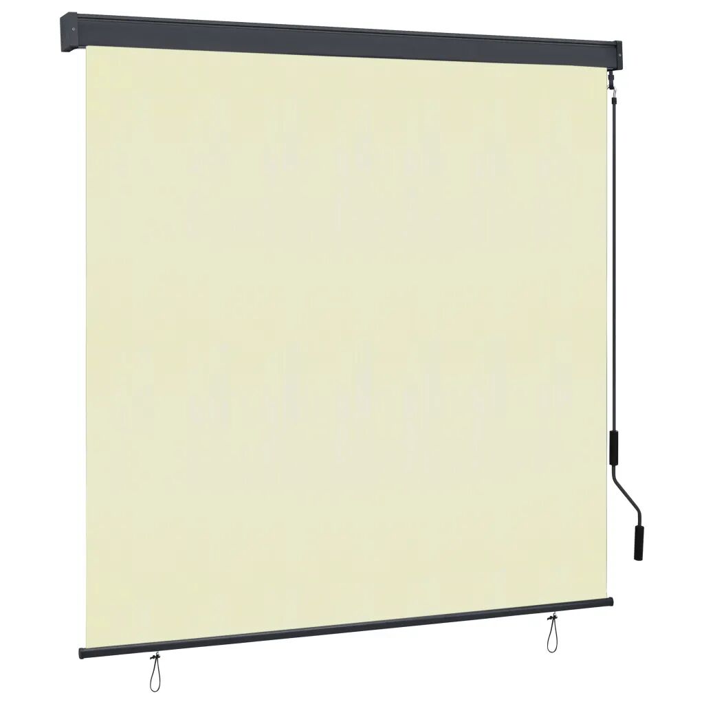 vidaXL Store roulant d'extérieur 160x250 cm Crème